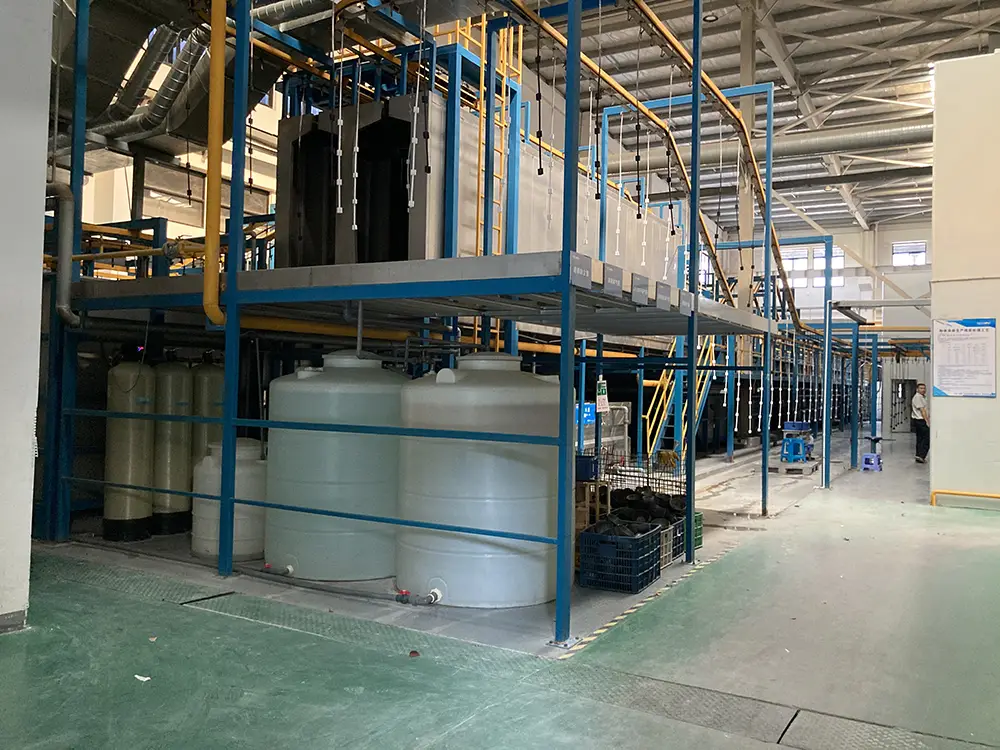 Chic Display powder coating workshop